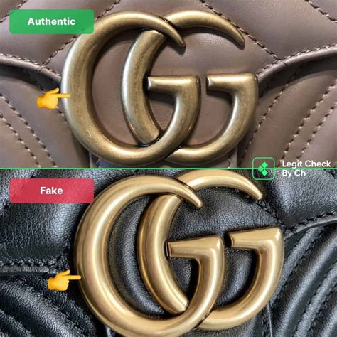 gucci original logo vs fake|gucci counterfeit logo.